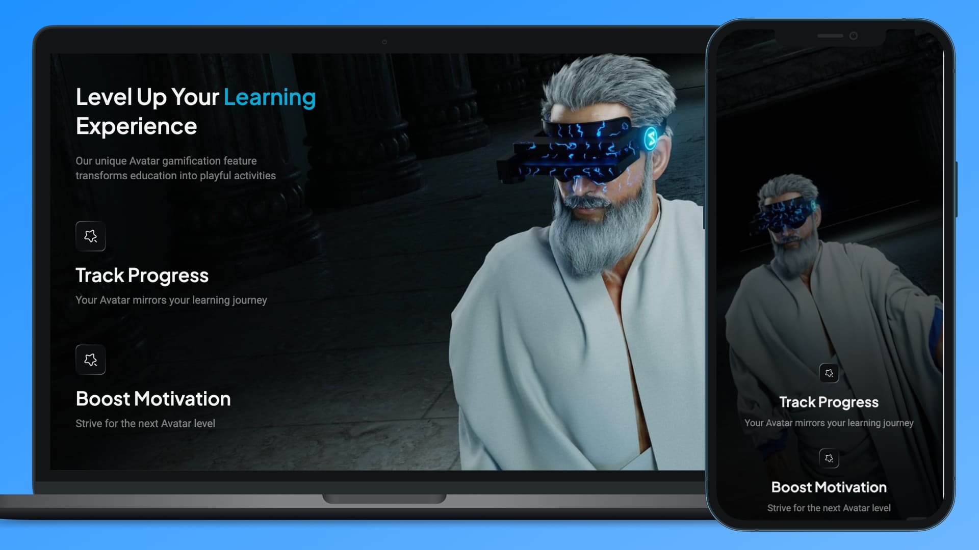 Лендинг Zeno – премиальный EdTech-продукт с элементами Web3